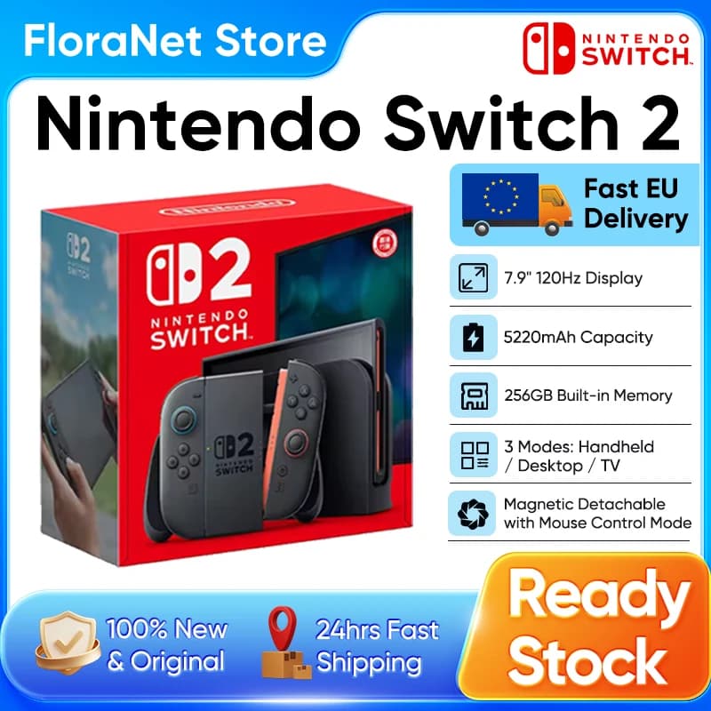 Nintendo Switch 2 Game Console 7.9-inch LCD NS2 Handheld Game Console 1080P Magnetic Design NS2 Nintendo Switch