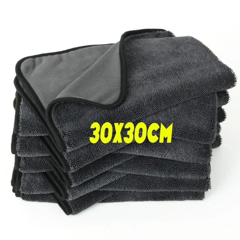 1 2 Pack Microfiber Towels for Car Drying For Extra Soft Absorbent Scratch Free Wash Cloth Auto Detailing Buffing Chamois Rapid Dry