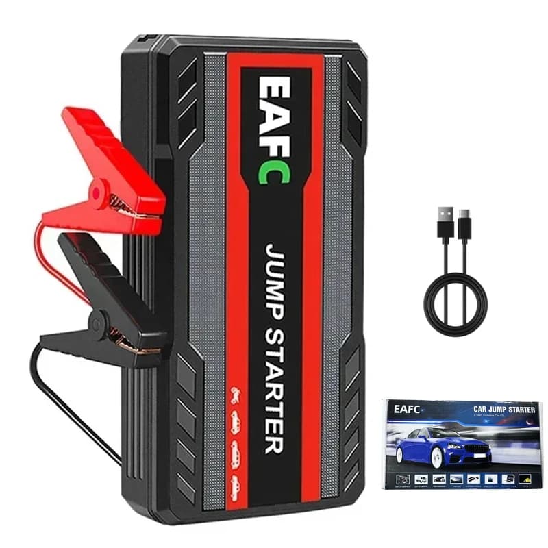 EAFC 2000A / 600A Car Jump Starter Portable Power Bank  Car Battery Booster 12V Auxiliary Starting Device for Diesel Gas