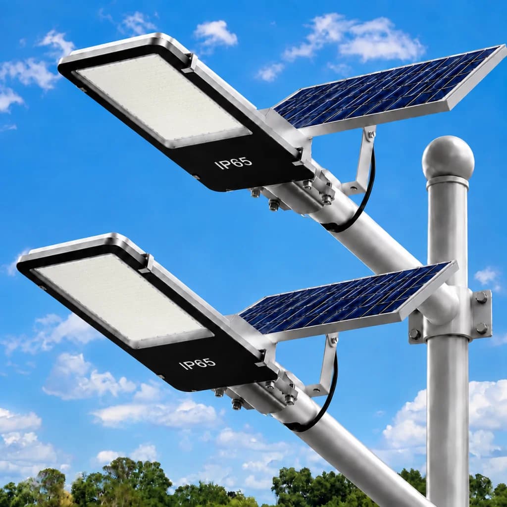 1/2Pcs Aluminum 8000mah High Power Solar Light Outdoor Solar Street Light IP65 Waterproof Street Light For Garage Garden Terrace wall lamp