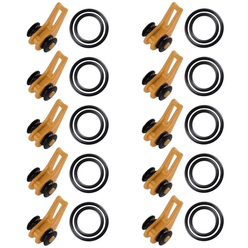 10 SET Plastic Rubber Fishing Hook Secure Keep For Fishing Rod Tool Portable Lure Accessories Bait Holder Fishing Accessories