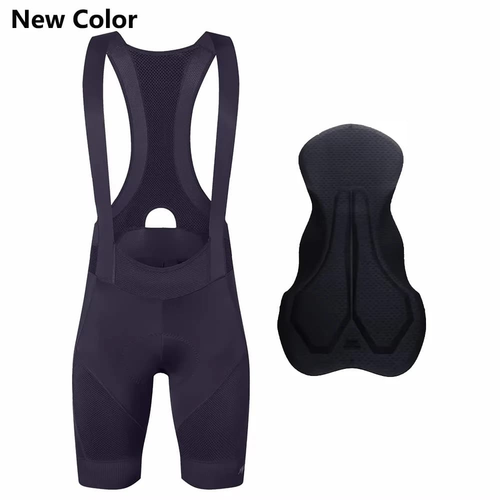 YKYW Men's Pro Team Bib Shorts Summer Outdoor Wear Breathable Bicycle Sports Clothing Tights Bike Blue Gray Bib Shorts 6 Hours