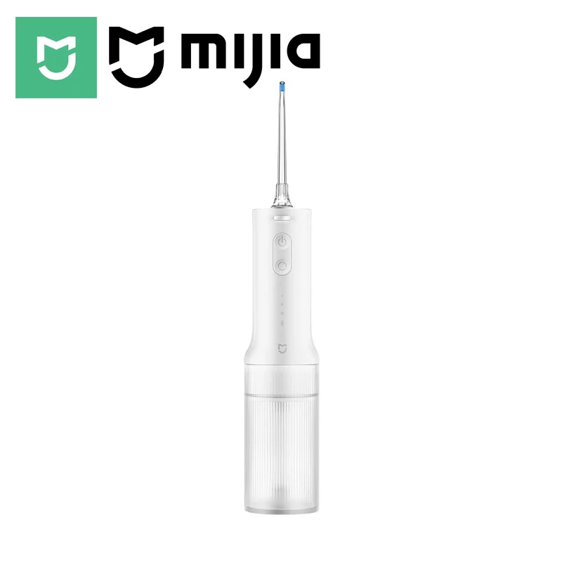 MIJIA Electric Oral Irrigator Upgraded Version – Ultrasonic, 90-Day Gentle Use, Water Flosser Dental, 3 Modes, 200mL Tank