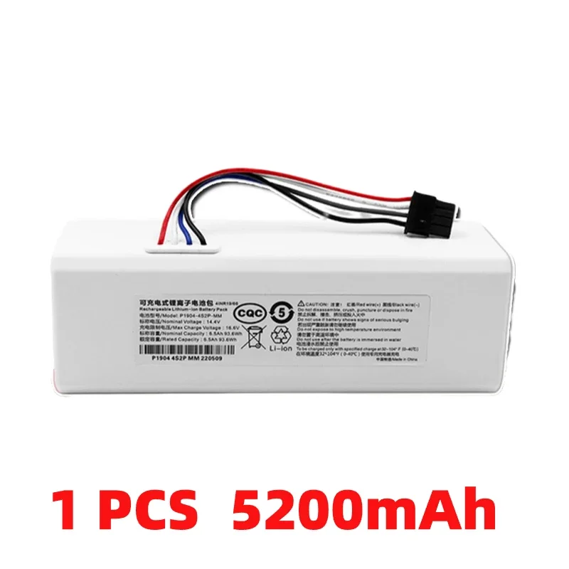 🔥100% Original Robot Battery 1C P1904-4S1P-MM for Xiaomi Mijia Vacuum Cleaner Sweeping Mopping Robot Replacement Battery C1