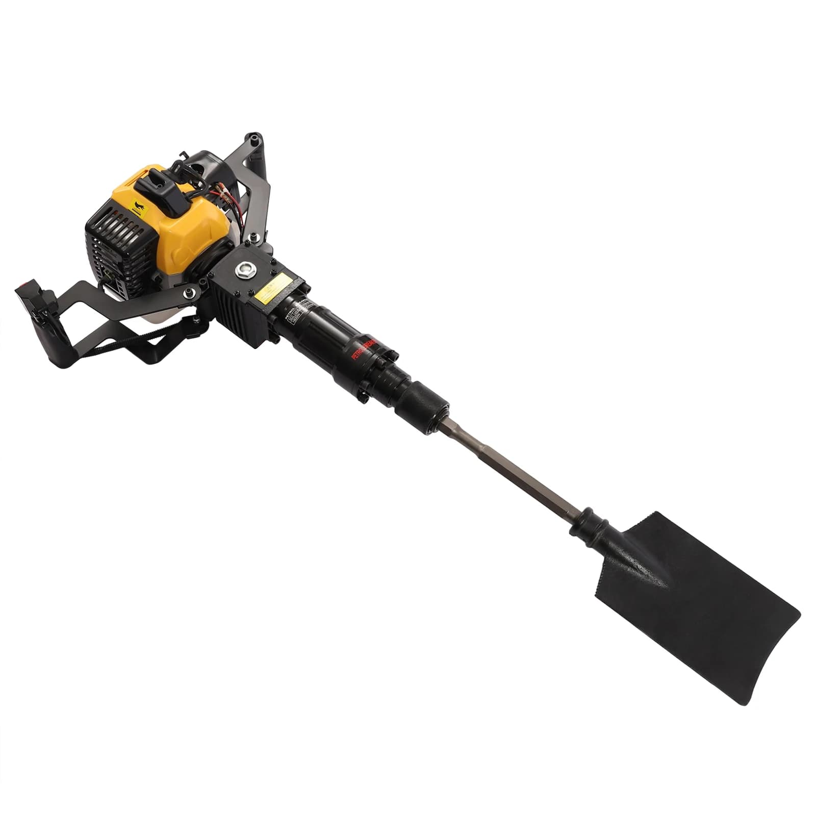 1900w 52cc Tree Digger 6500r Single Cylinder Handheld Tree Digger Tool Machine 2stroke Tree Digger with Shovel for Orchards Park