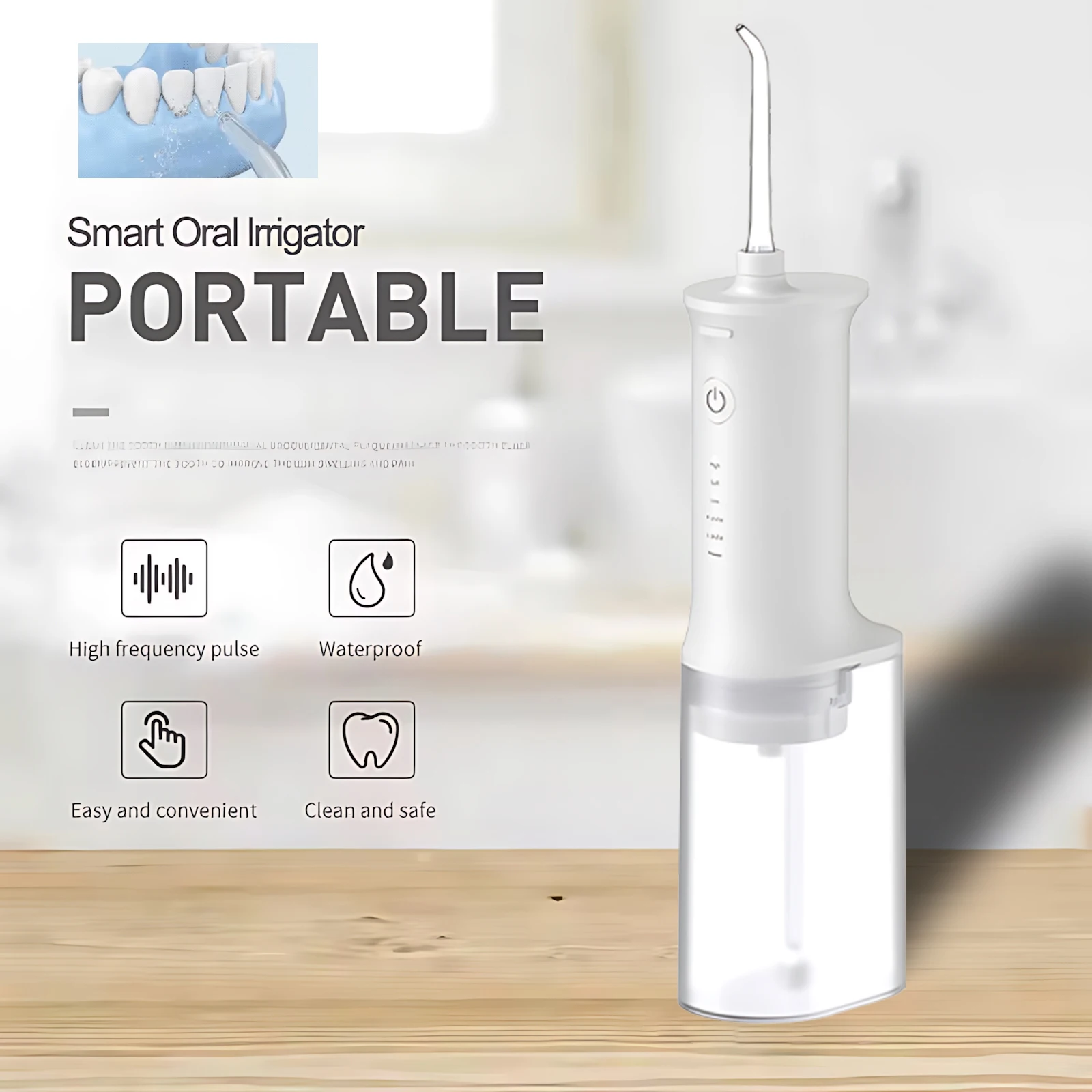 2025 New MIJIA Portable Oral Irrigator 2 Dental Teeth Whitening Flosser bucal tooth Cleaner vibration waterpulse Water Thread