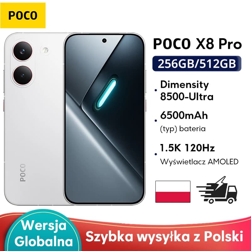 POCO X8 Pro - Smartphone 6.59 "Dimensity 8500-Ultra, 6500 mAh battery, 50MP Sony IMX882 Sensor with OIS