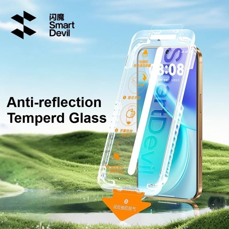 SmartDevil Anti-reflection Tempered Glass Film for VIVO X300 Pro X300 HD AR Screen Protector Easy Installation Tool