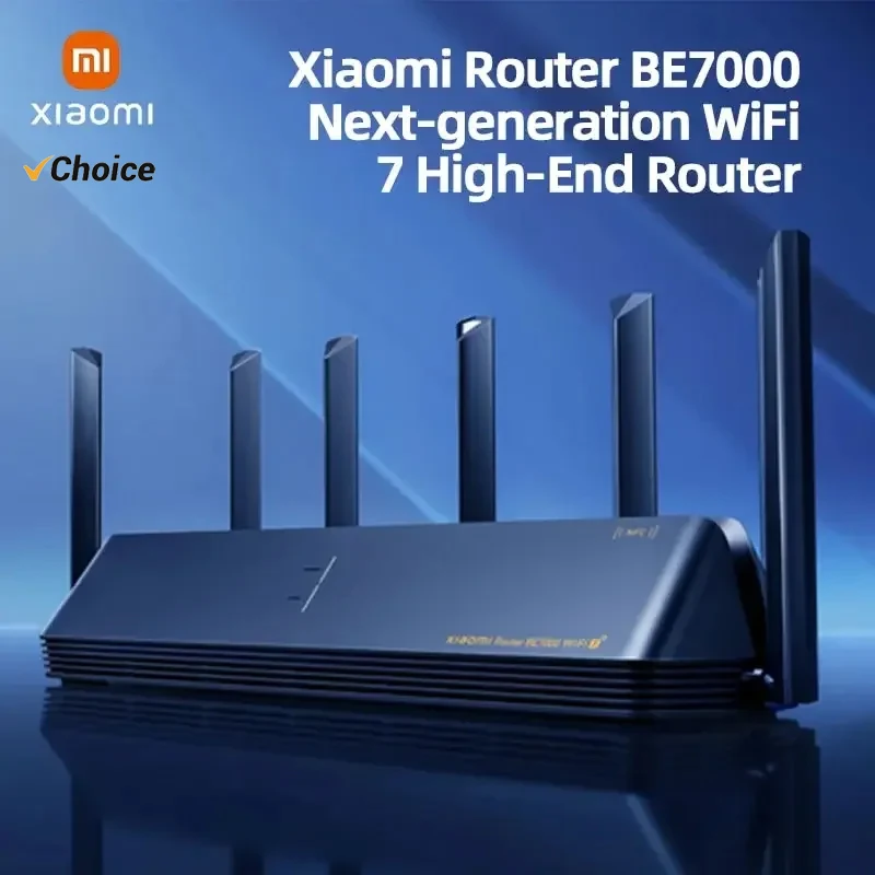 Xiaomi Mi Router BE7000 Tri-Band WiFi Repeater VPN 1GB Mesh USB 3.0 IPTV 4 X 2.5G Ethernet Ports Modem Signal Amplifier Wifi 7