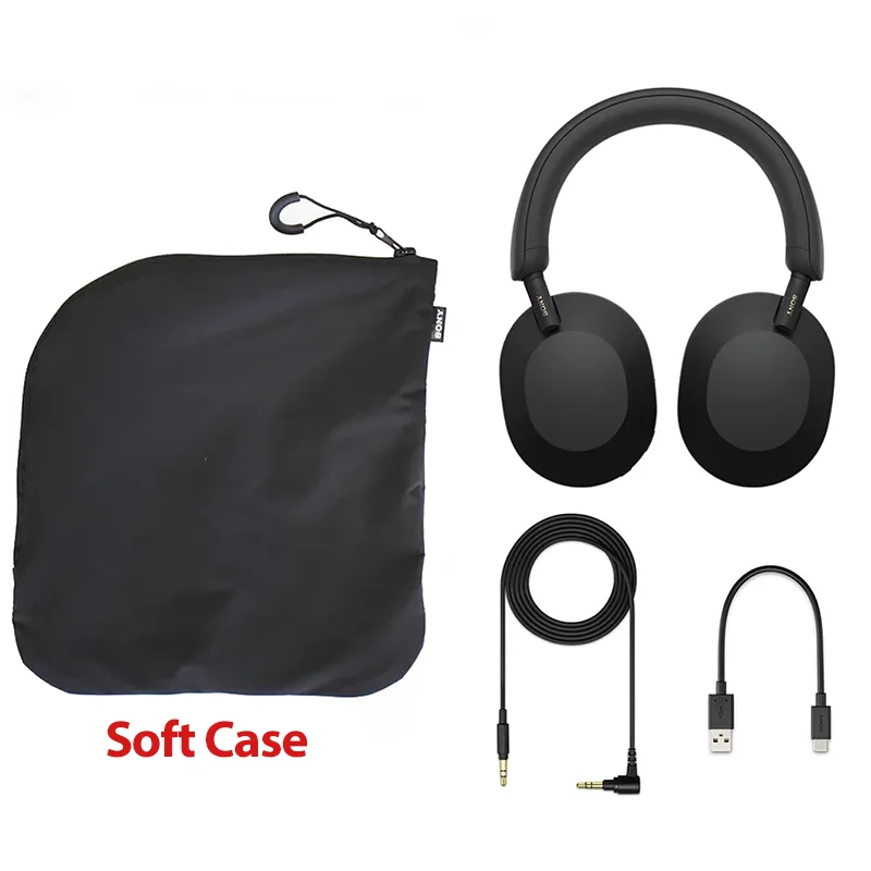Original Sony WH-1000XM5 Wireless Headphones Bluetooth Noise Cancelling Hi-Res Audio 30Hr Battery over Ear Headset