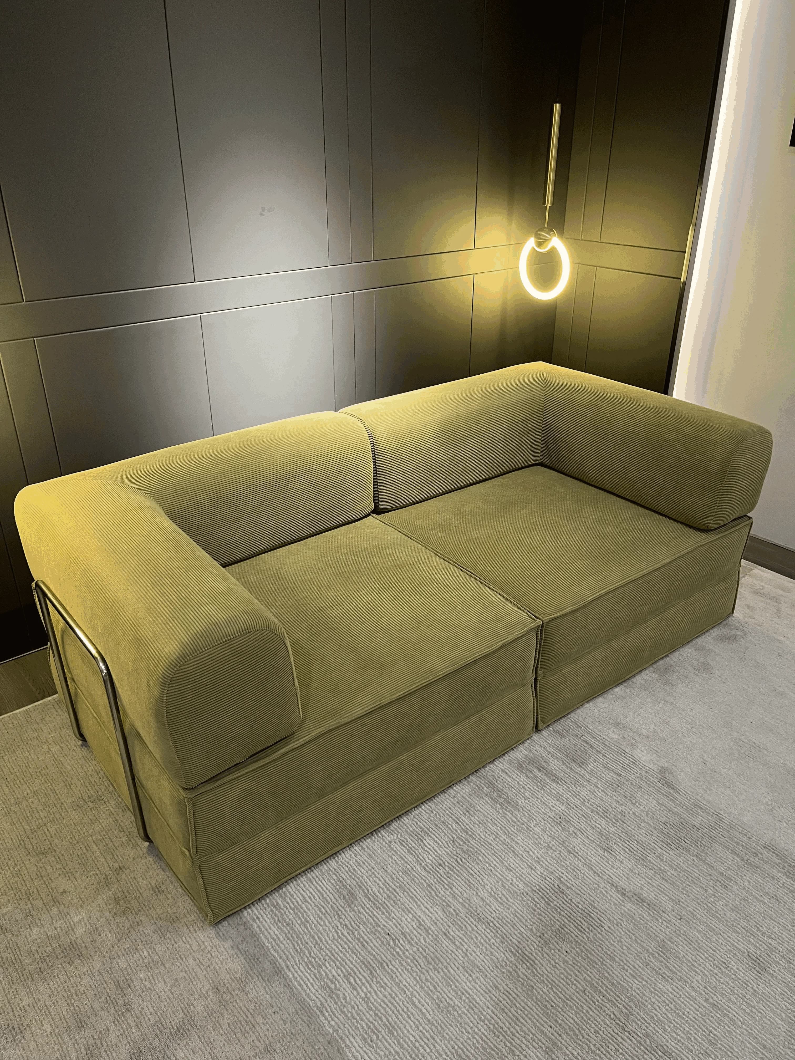 2026 EU New Modern Simple Vacuum Compression Sofa 205*100*70cm Convertible Sofa Cover Multi-functional Sofa Bed
