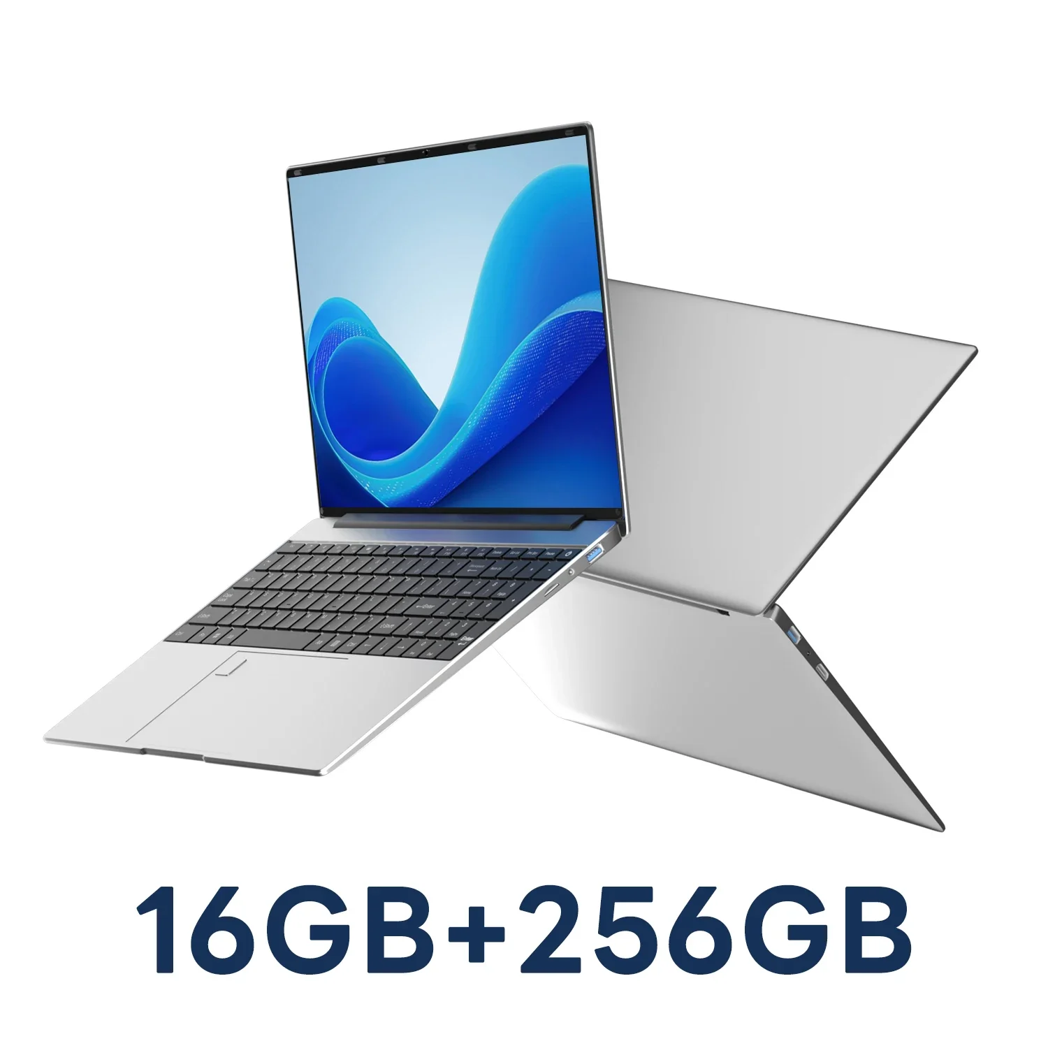 15.6” Laptop Computer FHD Display Windows 11 16GB RAM 1TB SSD Intel N95 Full HD Office PC with Backlight Fingerprint Laptop