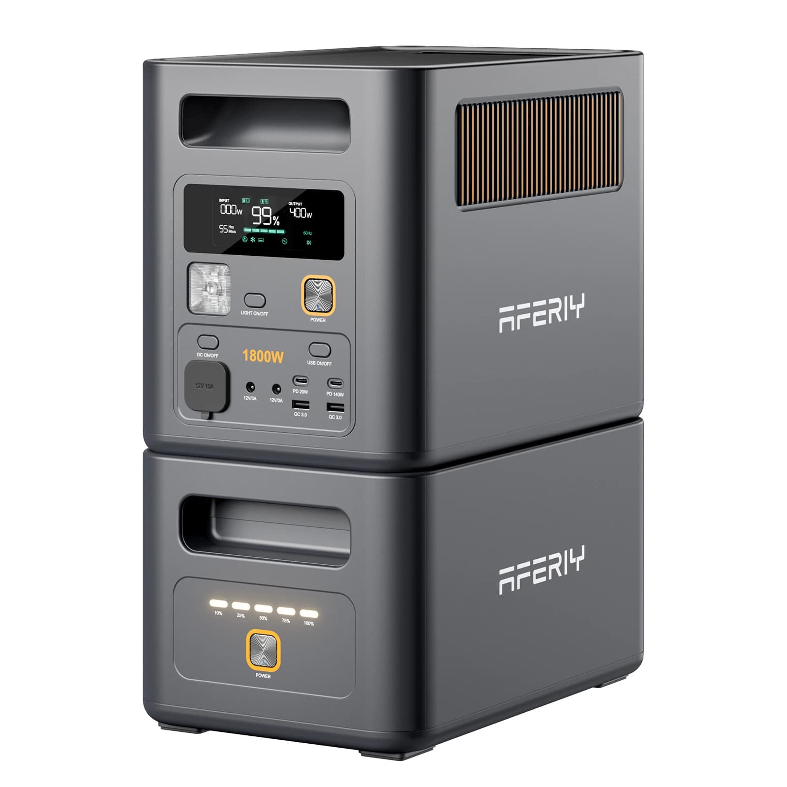 AFERIY NOMAD1800 PRO PORTABLE POWER STATION 1800W 3600W PEAK 1024WH LIFEP04 SOLAR GENERATOR EXPANDABLE TO 5120WH EMERGENCY POWER SUPPLY