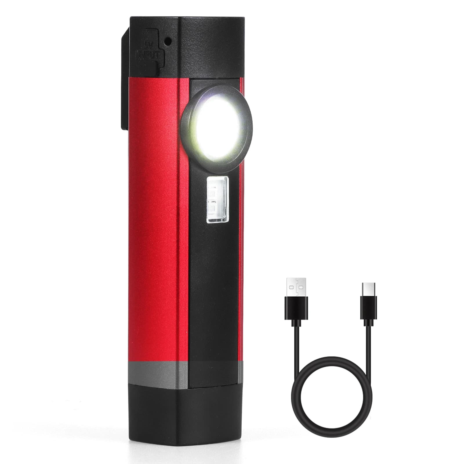Rechargeable COB LED Mechanic Work Light with Magnet 4 Modes XPE COB UV 2835 Inspection Torch for Checking Working Camping