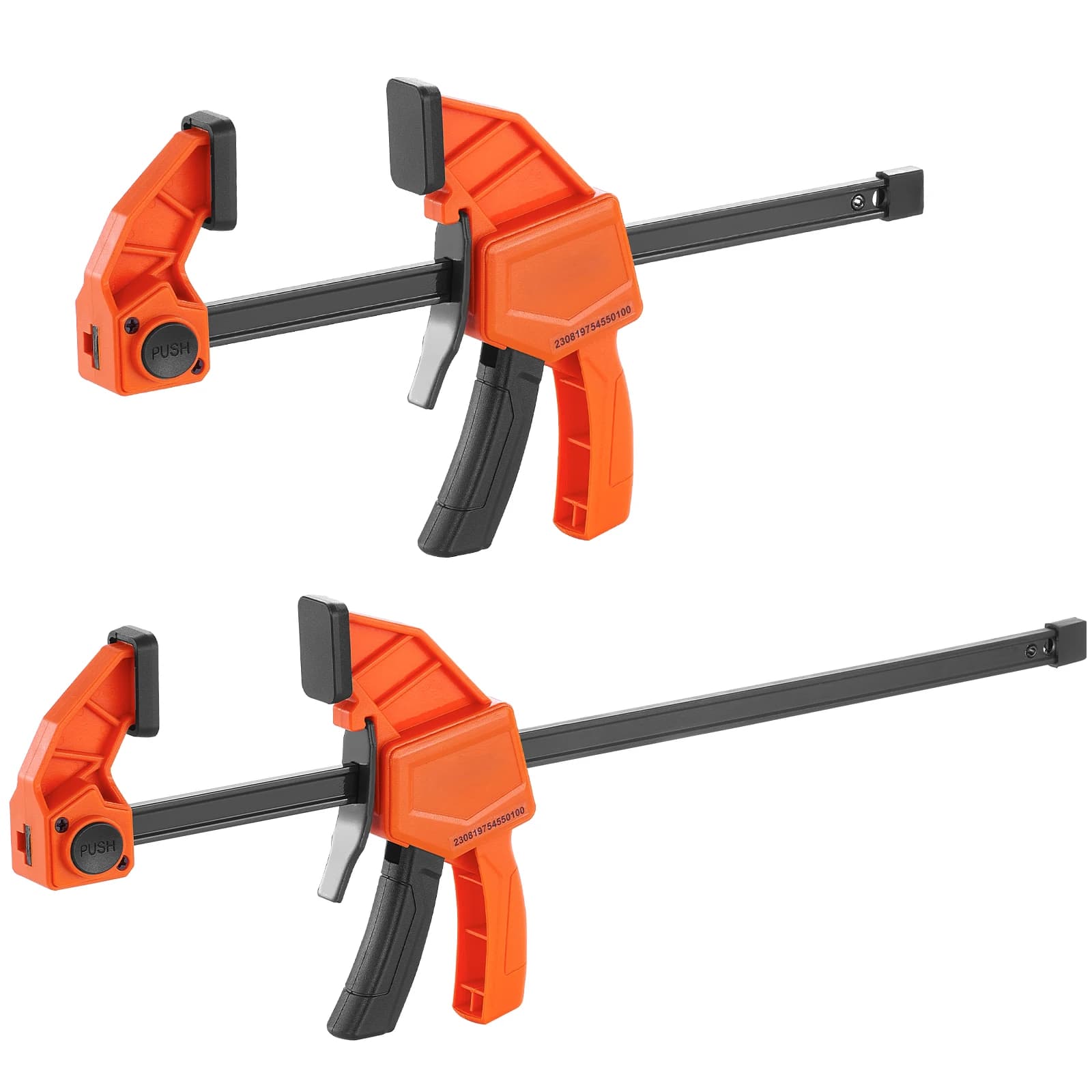 SucceBuy Bar Clamps Woodworking Work Bar Mini 6/12/24in F Clamp Clip Set Hard Quick Ratchet Release Clip DIY Carpentry Hand Tool