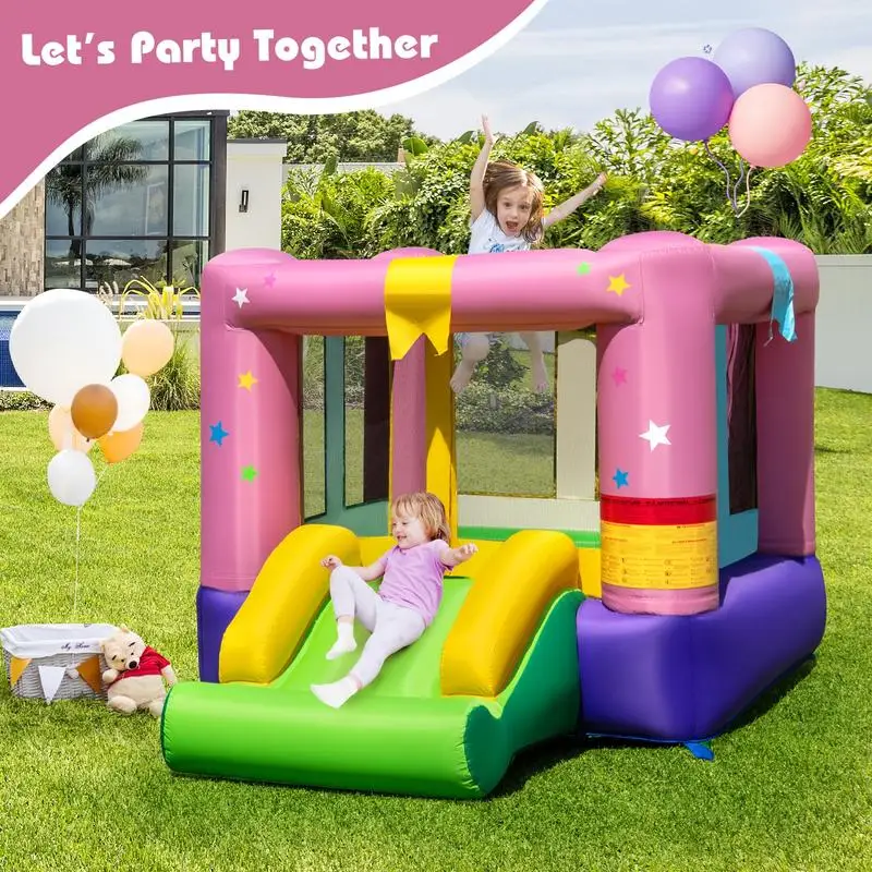Castillo hinchable zona salto interior exterior fiestas infantiles juguete inflable diversión jardín terraza reuniones familiares entretenimiento niños envío local