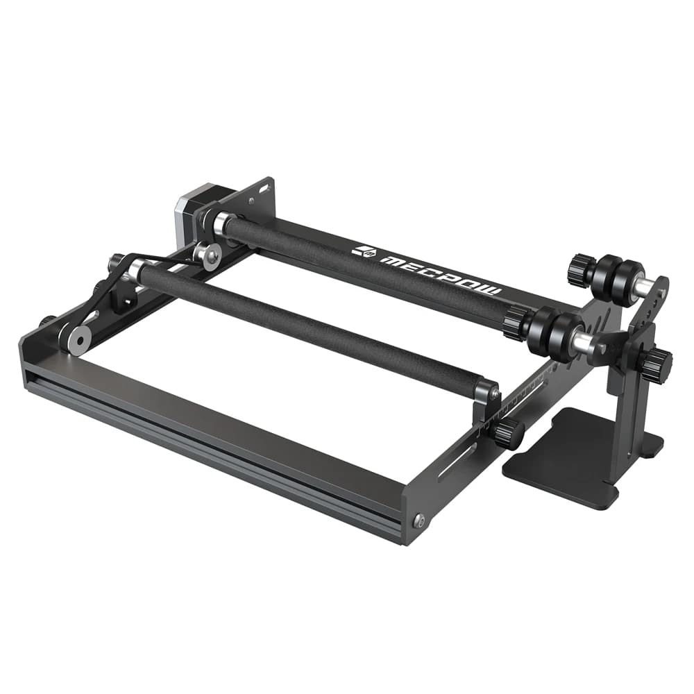 Mecpow G3 Pro Rotary Roller with Risers, 360 Degrees Engraving for Cylindrical Objects