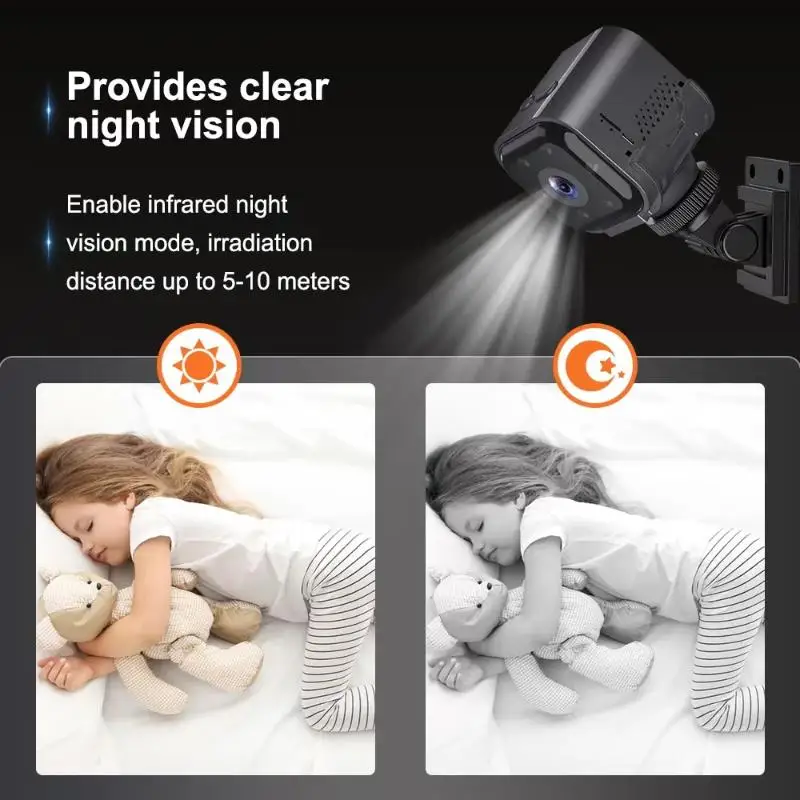 1080P Wi-Fi surveillance camera Night Vision motion detector Two Way Audio HD Indoor & Outdoor Baby Monitor