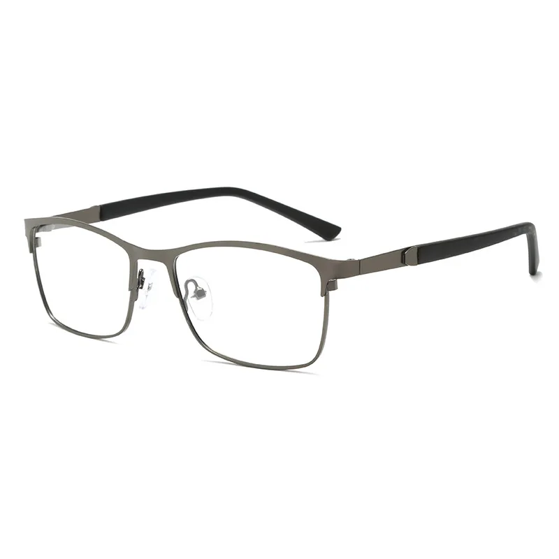 Photochromic Men Glasses Women Metal Square Color Change Computer Eyeglasses Outdoor Fishing Eyeglasses