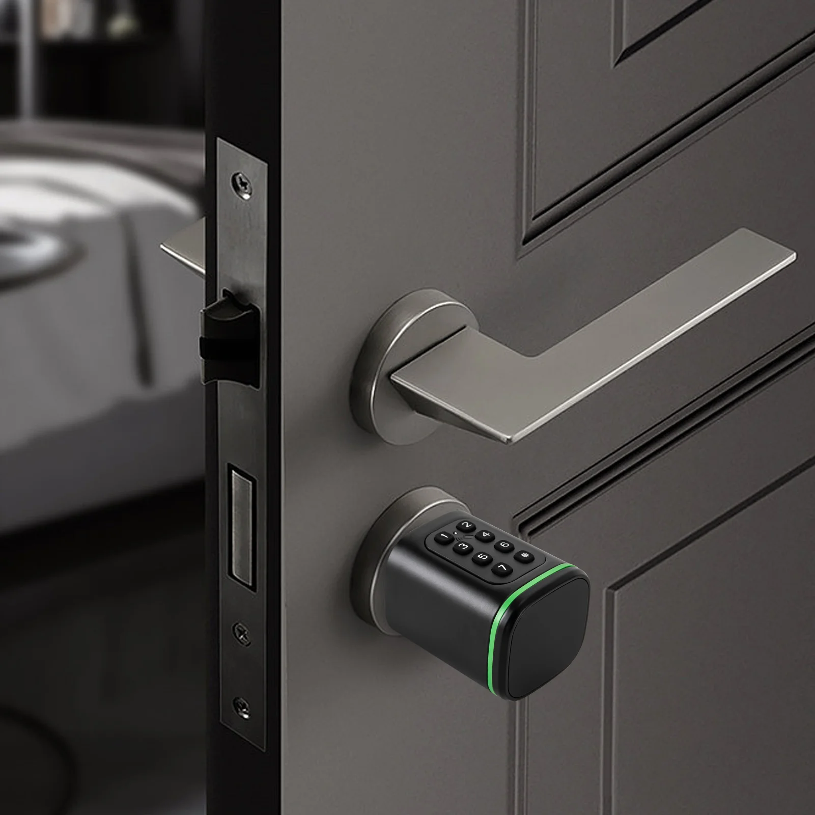 Electronic Door Lock Code Electronic Door Lock Door Door Smart Cylinder Lock With Emergency Interface