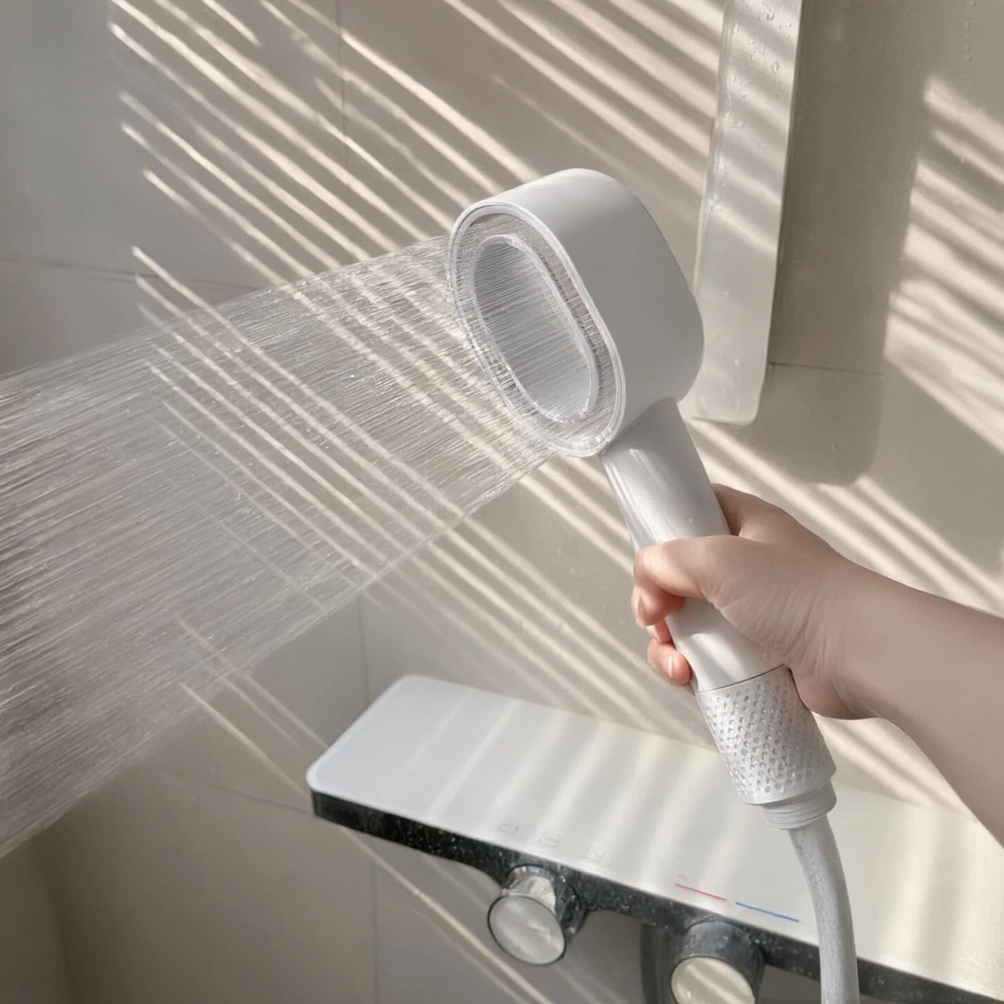 Beauty Filter ShowerHead High Pressure Travel Household Shower Head with Filter Carbon High Quality Water Saving Filtration Impurities Purification Filtered Water Bathroom Accessories