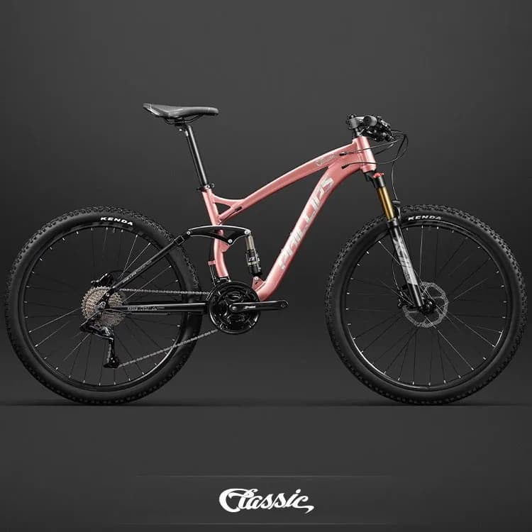 24/26/27.5 inch Mountain Bike Downhill Mountain Bicycle 27/30/33 Speed Soft Tail Full Shock Absorption Bicycle