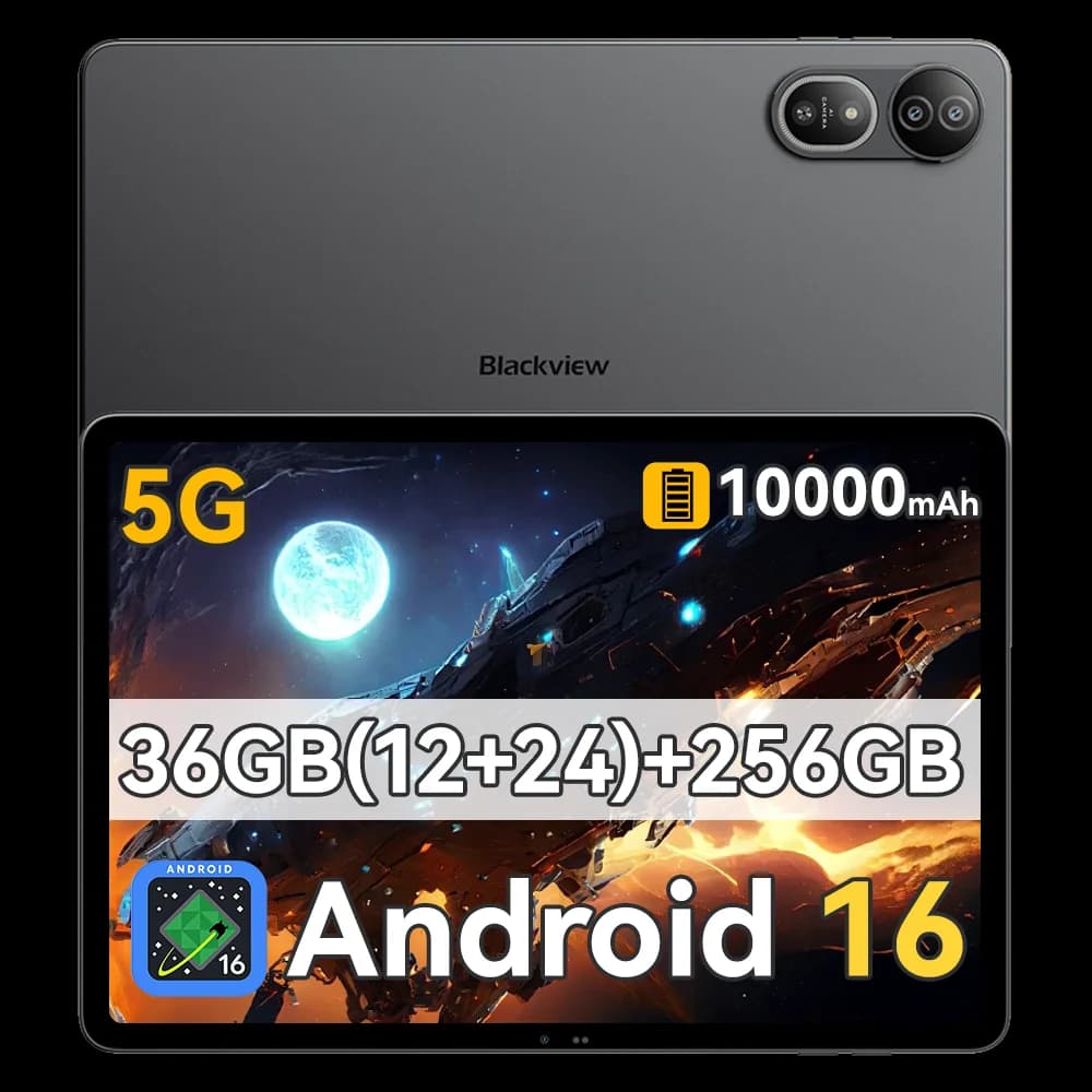 [Shipping From Poland] [No EU charger] Blackview MEGA 12 12GB+256GB Tablet 12.2" 2.4K 120Hz 50MP+13MP 10000mAh Battery 5G Pad PC