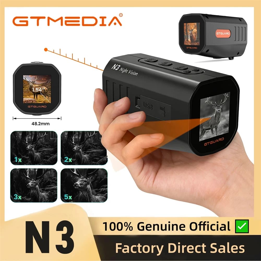 ER In Stock Outdoor Hunting Accessories Night Vision Goggles IR Night-Visions Binoculars 5X Digital Zoom Telescope Day/Night Use