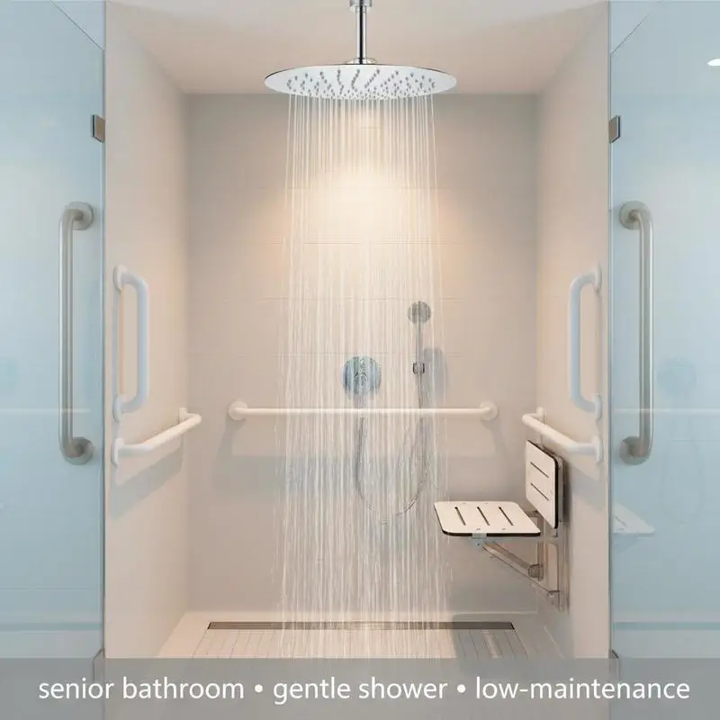 25cm Stainless Steel Rain Shower Head Round