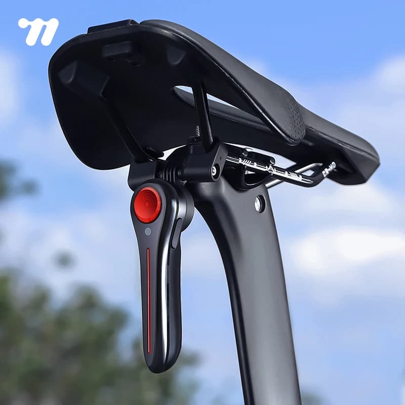 WEST BIKING Smart Bike Tail Light High-Brightness Brake Sensor Cycling Taillight IPX6 Anti-Glare 6 Modes Auto Wake-Up Bike Light
