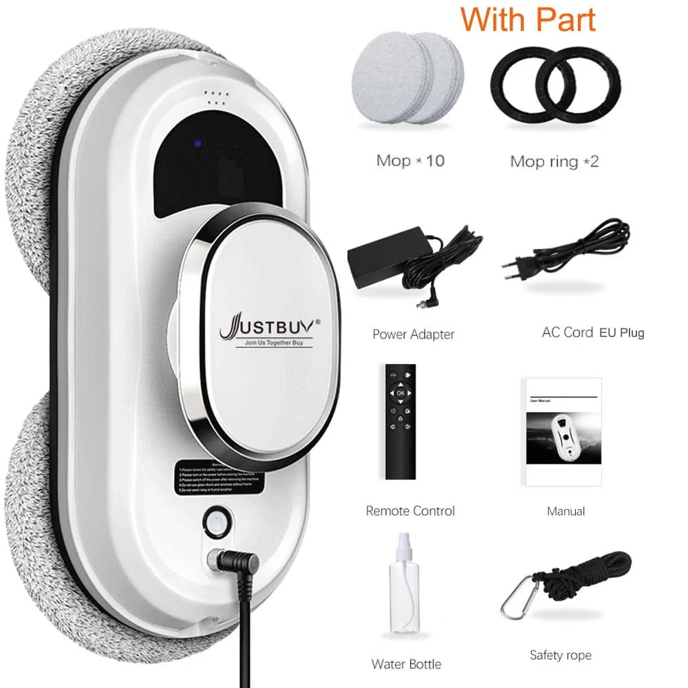 Robot Window Vacuum Cleaner Auto Working Glass Limpiacristales