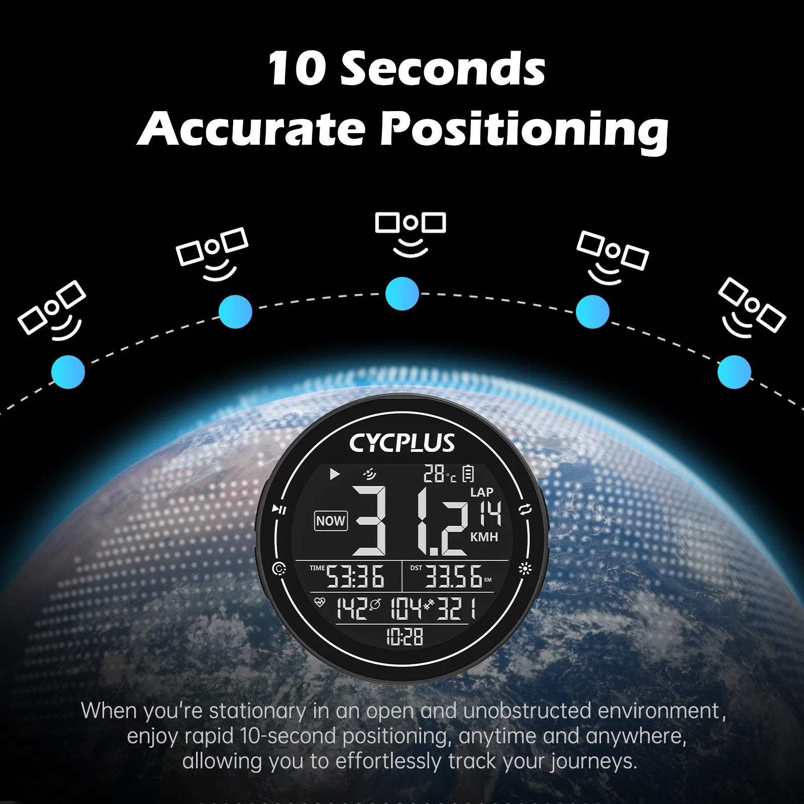 CYCPLUS M2 Wireless GPS Bicycle Computer ANT+ Bluetooth Cycling Road Bike MTB Waterproof Speed Meter Cadence Power Accessories