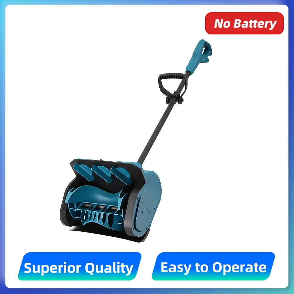 Podofo 600W Cordless Electric Snow Blower Battery Powered Snow Sweeper Snow Remover Snow Clearing Tool For Cleaning Street Deck Terrace Sidewalk Step Driveway