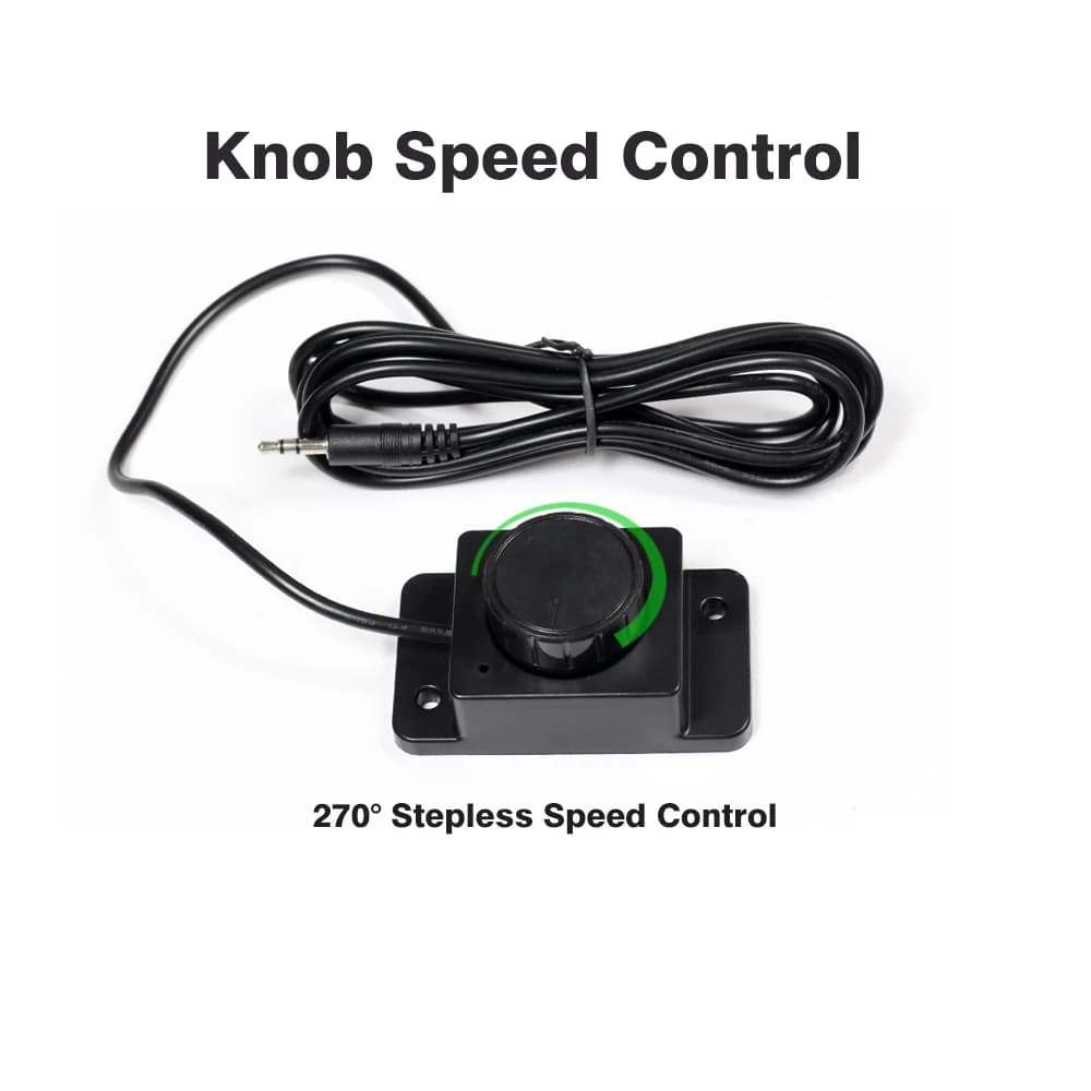 Clip-on fan for grow greenhouse, high airflow of 320 CFM, multiple wind speeds, high performance, low noise, for hydroponics and greenhouses