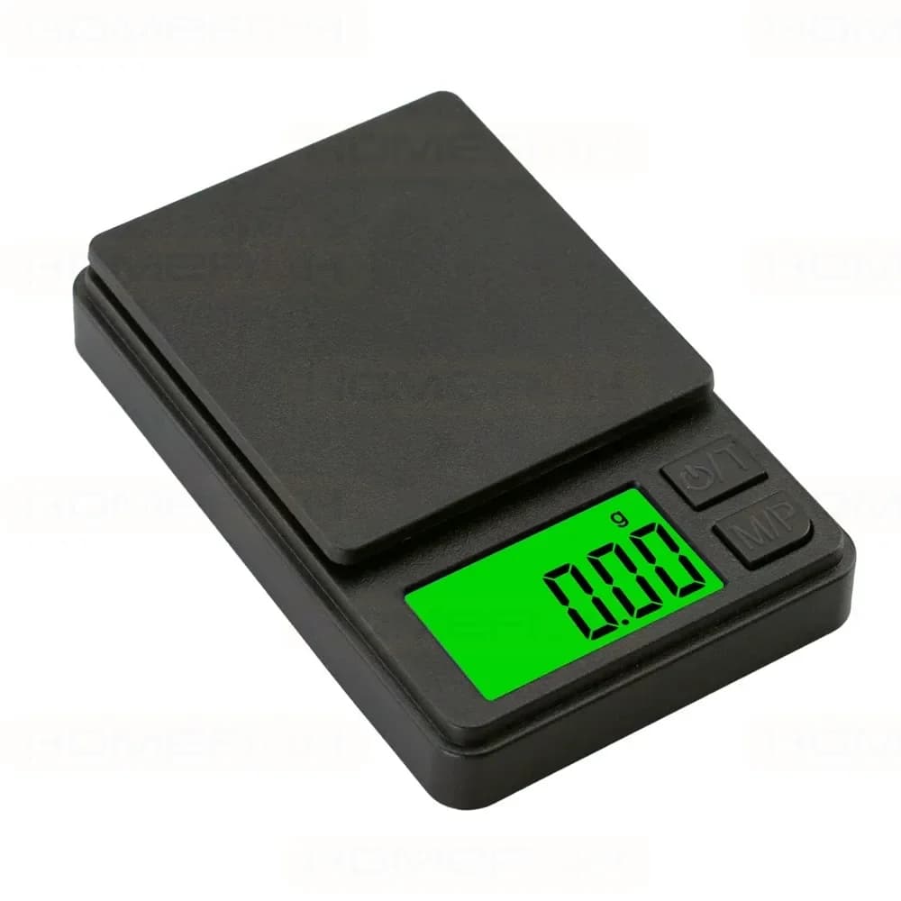 Digital Precision Pocket Scale 1000g X 0.01g with Backlit LCD Miniature Food Jewelry Ounces/Grains Measurement for Travel
