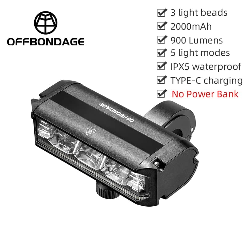 Front LED Light For Xiaomi Ninebot Electric Scooter 2000mAh 4000mAh Waterproof Flashlight USB Charging Bicycle Cycling Lamp