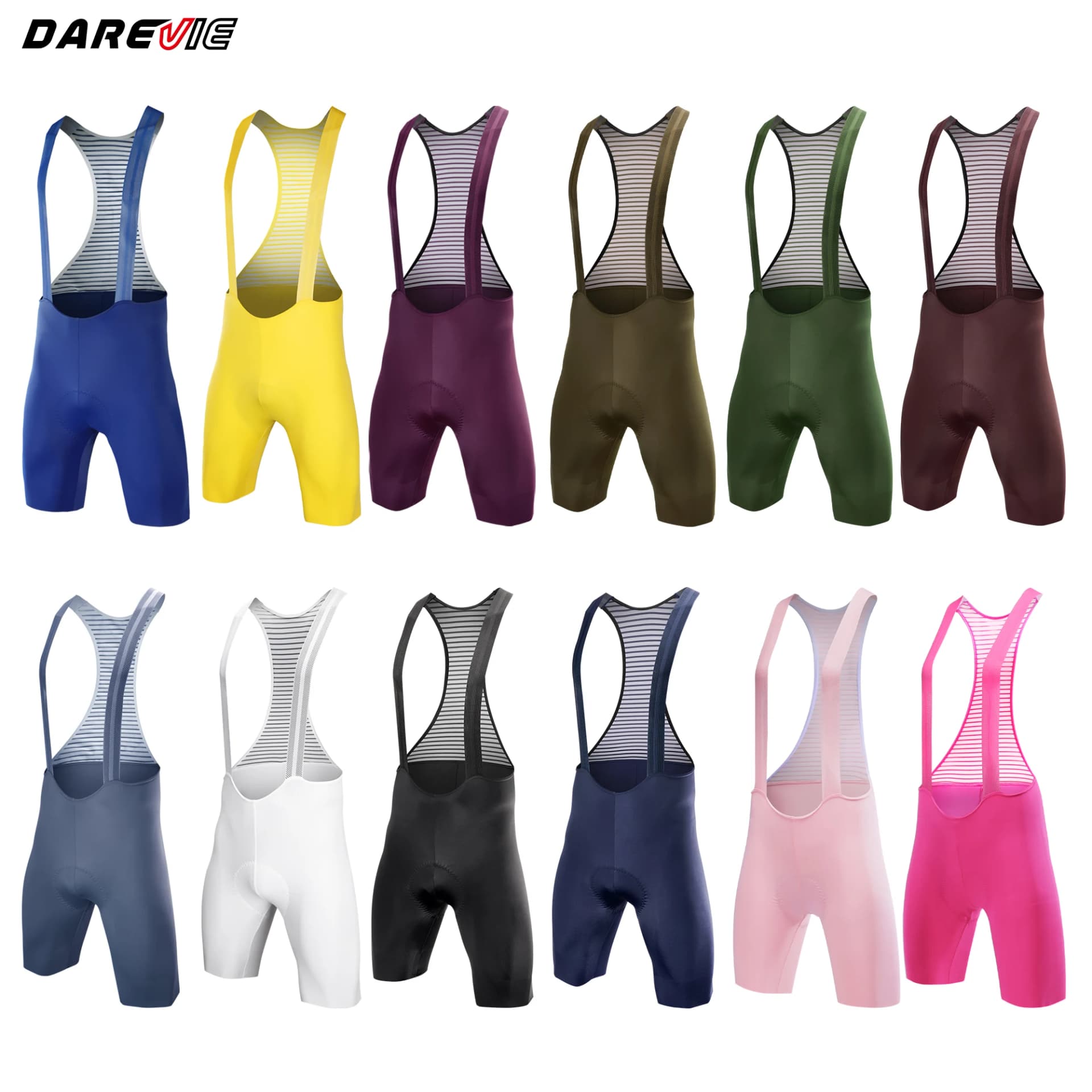 DAREVIE Men's Cycling Bretelle Seamless 2.0 PRO Level Men Women Cycling Shorts Men's Cycling Bib Shorts Men's Cycling Shorts