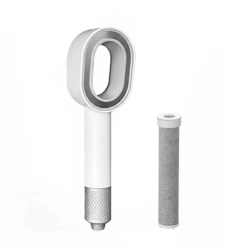 High Pressure Filter Shower Head Water Purifying Handheld Shower Filter for Removing Impurities Water Saving Portable Rainfall Shower Nozzle Bathroom Accessories