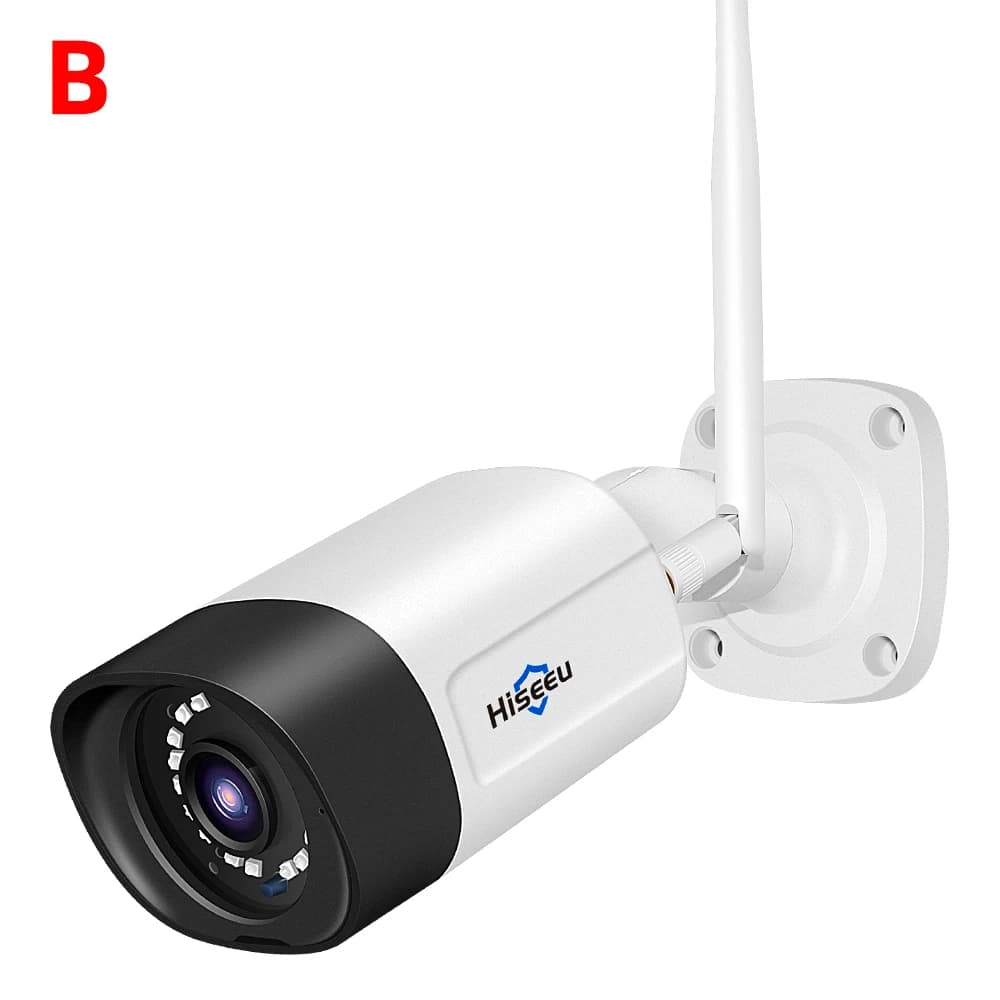 Hiseeu 1536P Wireless IP Camera 3.6mm Lens Waterproof Security WiFi Camera for Hiseeu Wireless CCTV System Kits IP Pro APP View