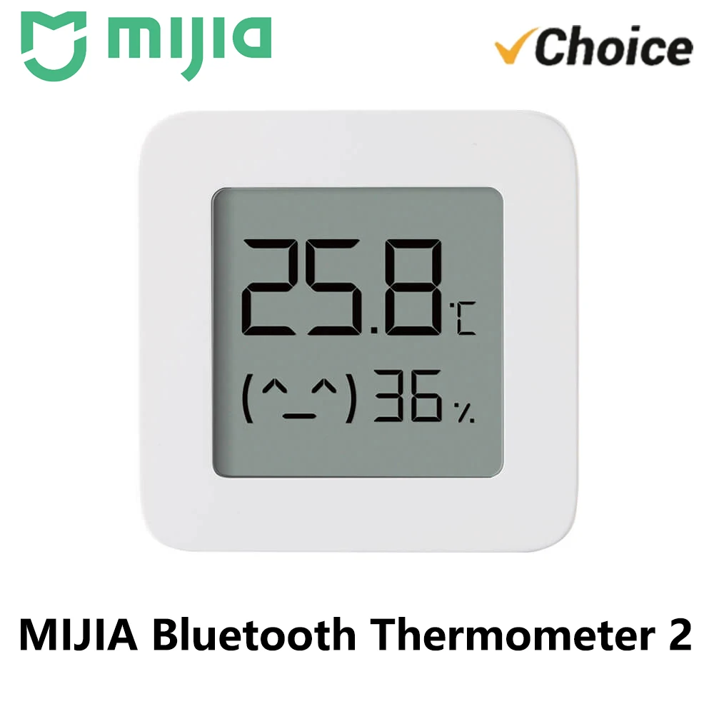 Original MIJIA Thermometer 2 Electric Bluetooth Wireless Smart Hygrometer Thermometer Temperature Detection Mijia Home APP