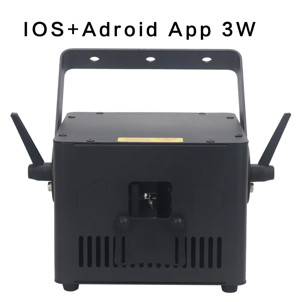 NEW!5W Laser Disco Lights Dmx 3D Projector with IOS/Android Control Sound Activated For Wedding Event Home Dance Dj Party
