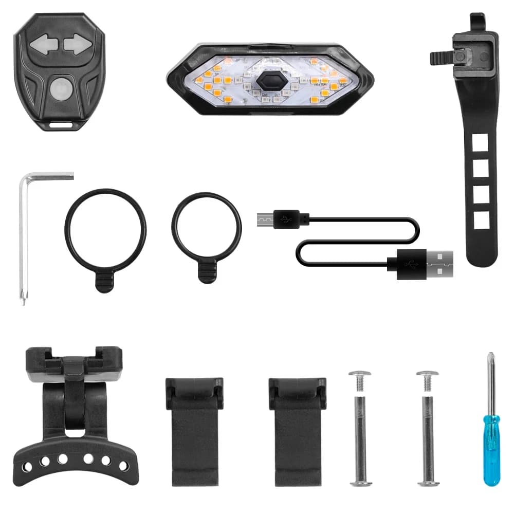 Scooter Turn Signal Handlebar Grip Or Rear Lamp for Ninebot Max G30 ES1 ES2 ES3 ES4 Electric Scooter Handle Grips Flash Lights