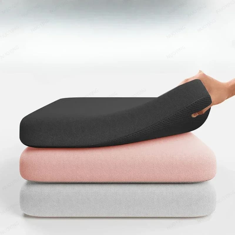 4cm Thick Foam Seat Cushion - Ultra Soft Pad for Office Chair |     Car Seat Cushion for Long Time Sitting, Lumbar Support and Pain Relief
