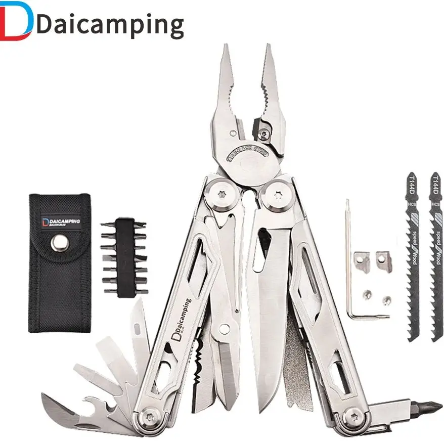Daicamping DL30 DL301 DL25 Folding Knife Multi Tools Multi-tool Cutter EDC Multitool Survival Gear Plier Knives