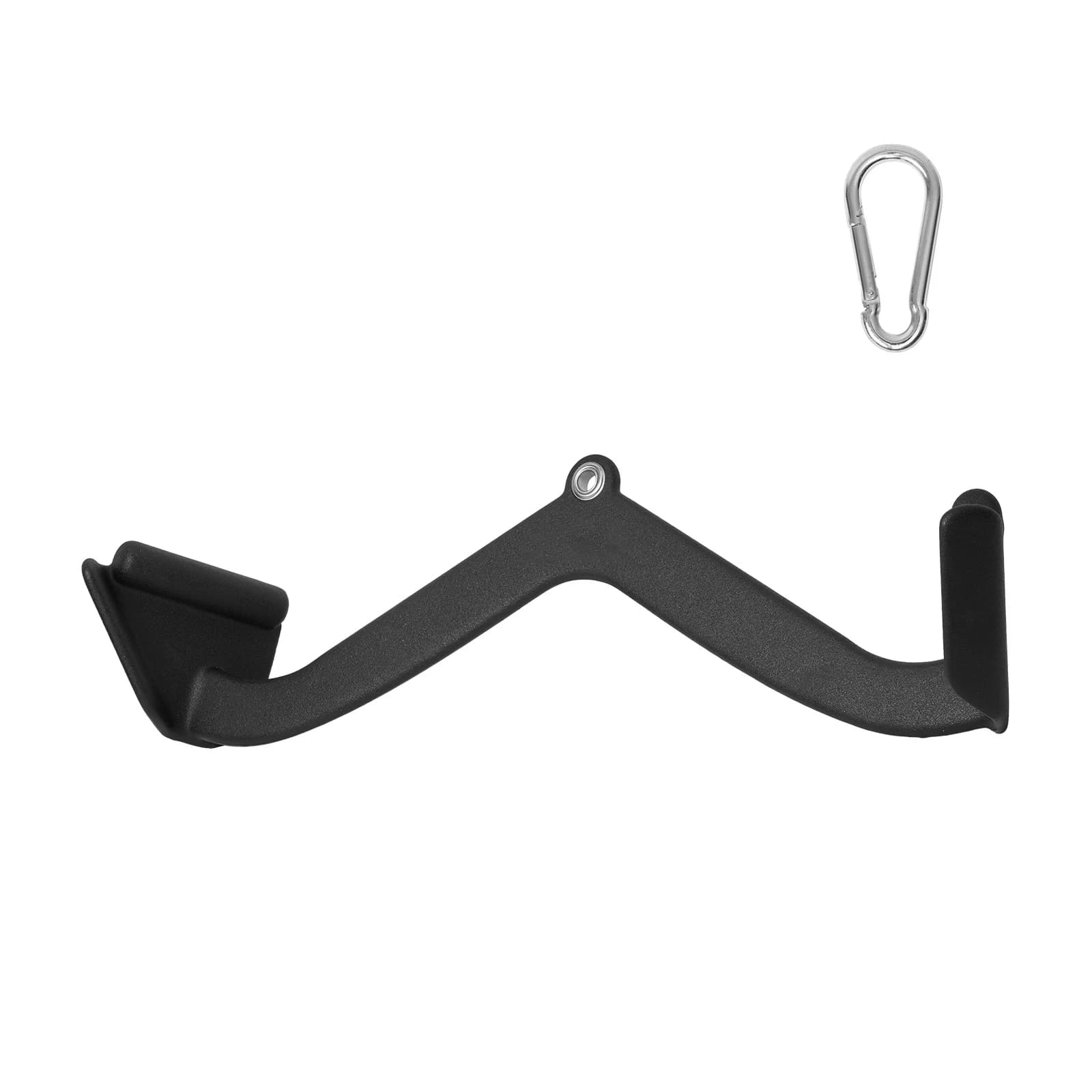 SucceBuy LAT Pulldown Attachment Cable Machine Rowing V-bar Tricep Pull Down Bar Back Strength TrainingRubber Coated HandleGrip