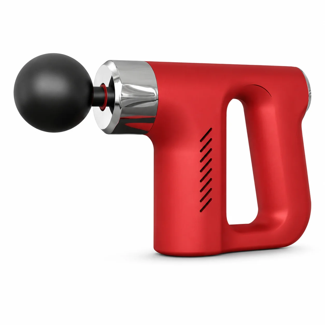 Mini Electric Muscle Massage Gun with 5 Intensity Levels, Portable Percussion Massager with 4 Heads and T-Handle Design for Back and Neck Relief