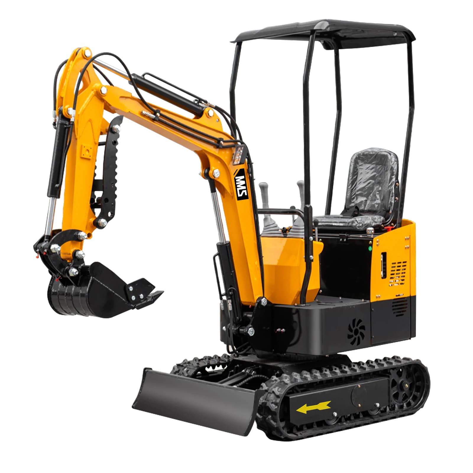 German Warehouse Diesel Mini Excavator Agricultural Hydraulic Small Excavators 1 Ton with Crawler Digger Door to Door Delivery