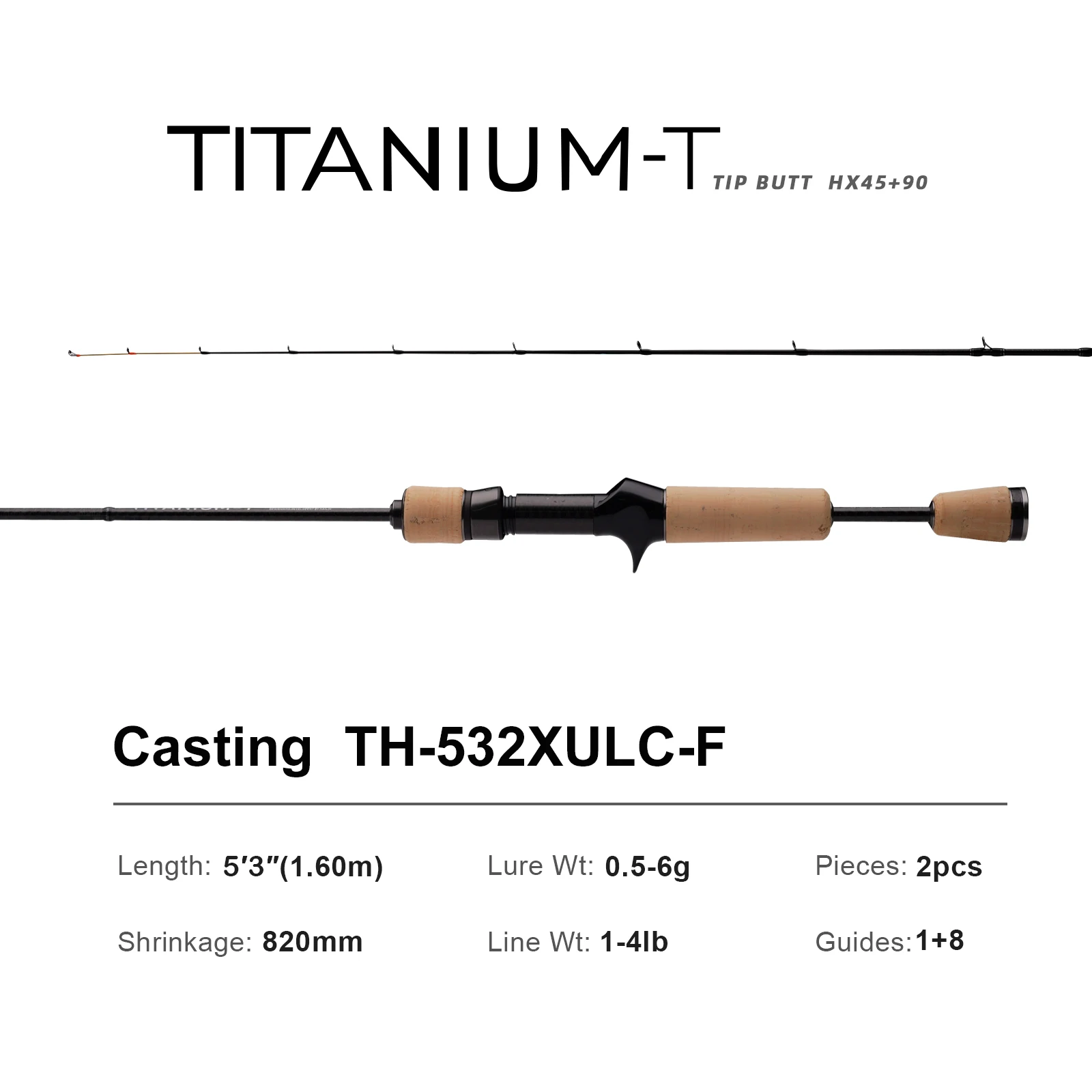 PURELURE TITANIUM-T XUL BFS Rod 0.5-6g Bait Weight 5FT 6FT Perch Trout Bass Spinning Casting FUJI Guide Bracket F MF Action