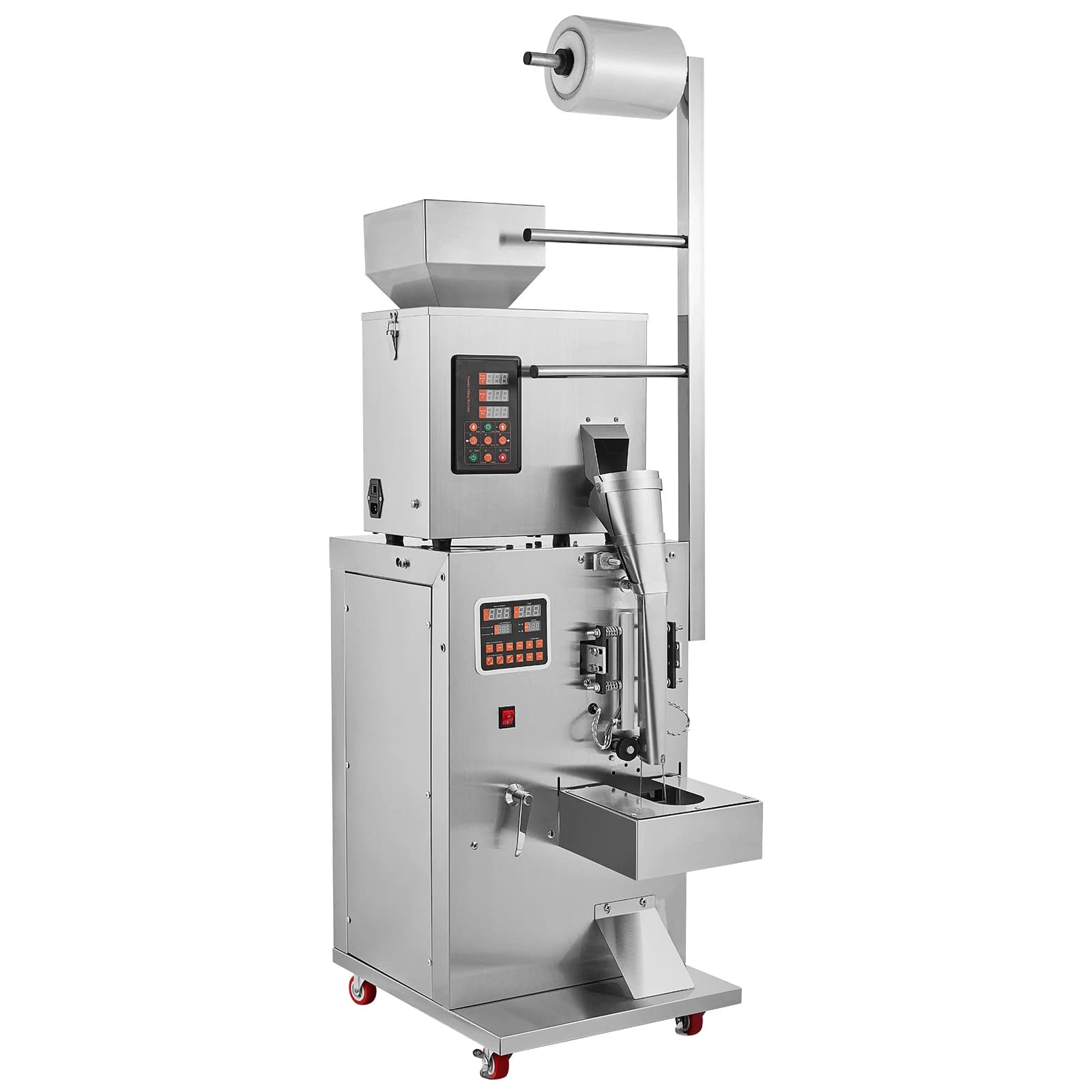 SucceBuy 1-100g Automatic Particle Packaging Machine Powder Sachet Weighting Filling Packing Machine for Tea Seeds Beans Rice