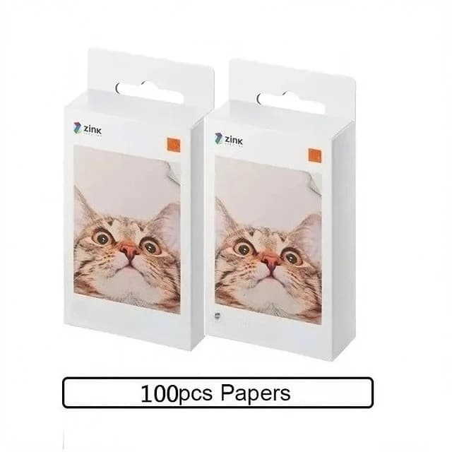 Original 100% Mijia ZINK Pocket Printer Paper Self-adhesive Photo Print 50pcs Sheets For Xiaomi 3-inch Mini Pocket Photo Printer